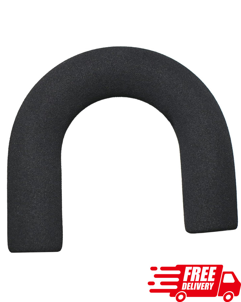 Foam Hand Grip Replacement for Cane Handles Thick Cushioned Black Comfort