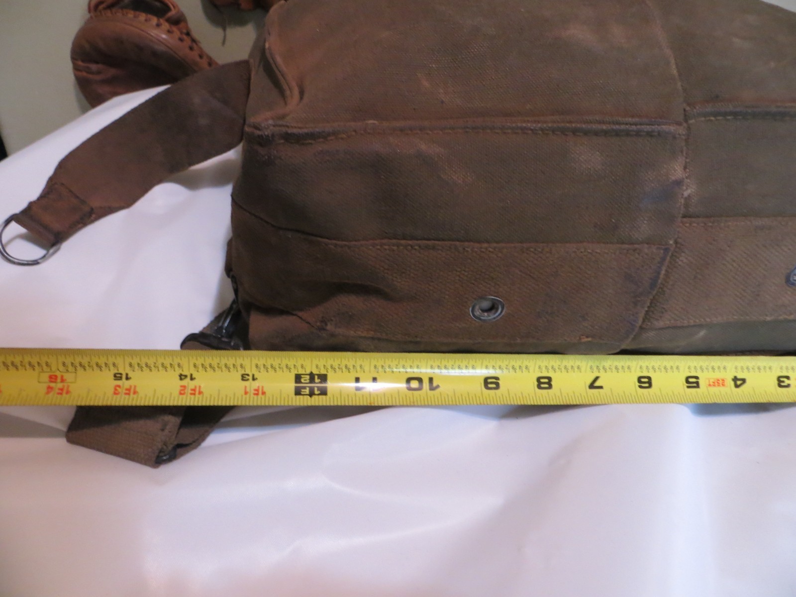 ORIGINAL WWII US ARMY M1 AMMO BAG CUSTOM FIELD FIELD HAVERSACK BACKPACK