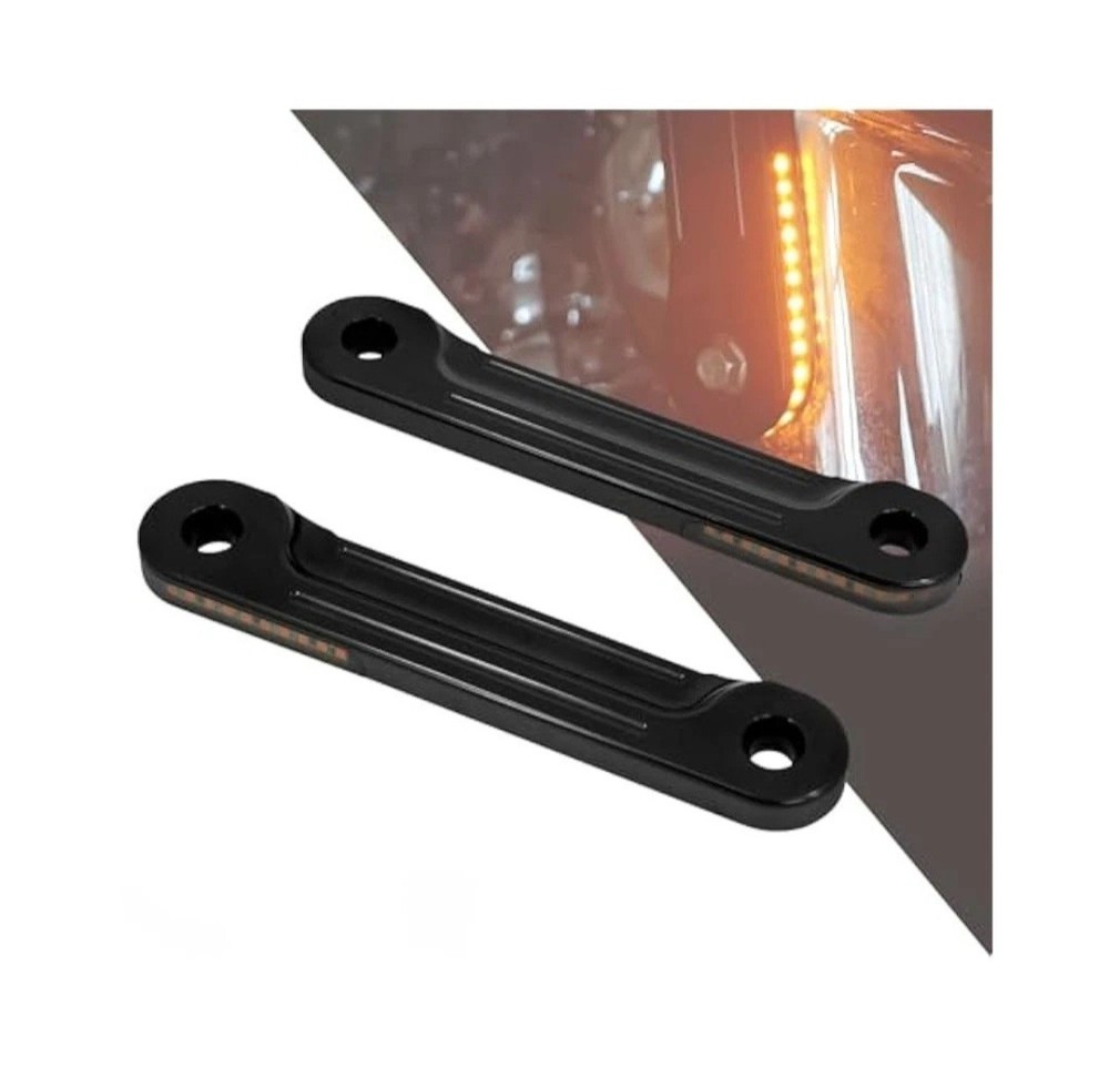 For Motorcycle Fork Mounted LED Lights, 1998,2025 Models, Dual Function Running