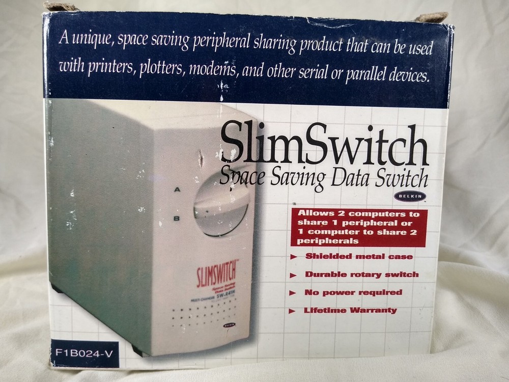 Belkin SlimSwitch (F1B028V) 4-Ports External Switch