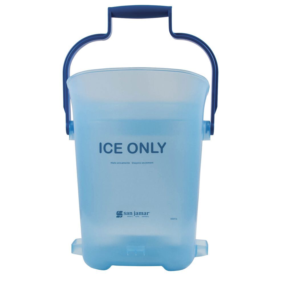 Ice Tote, Blue, 16"H, 13-1/4"D, Plastic