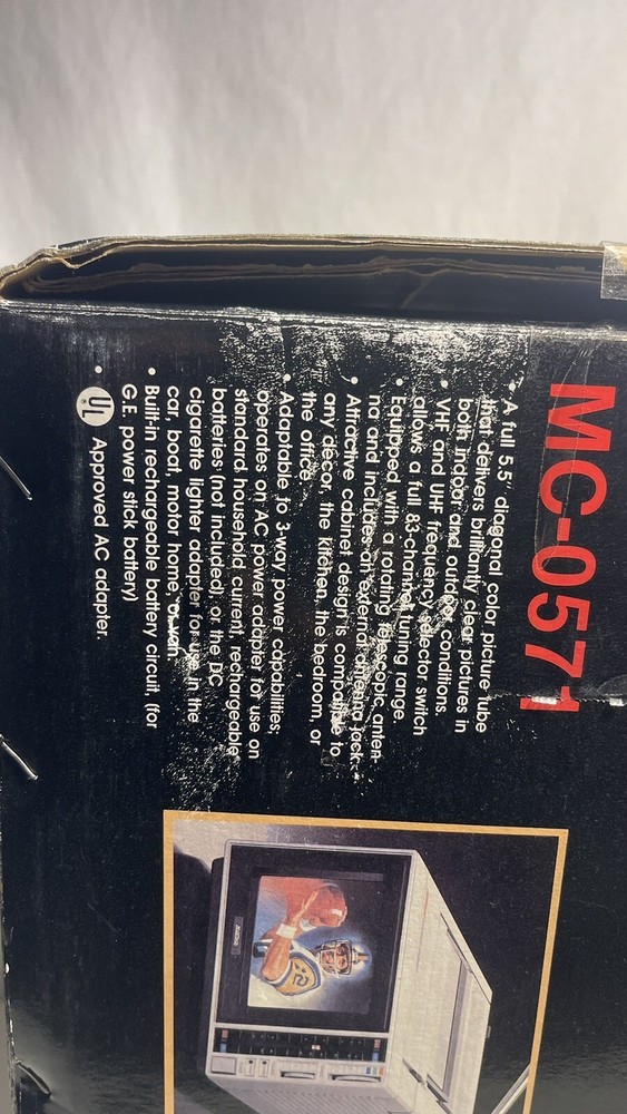 Multitech Deluxe Portable 5.5” Color T.V. MC-0571