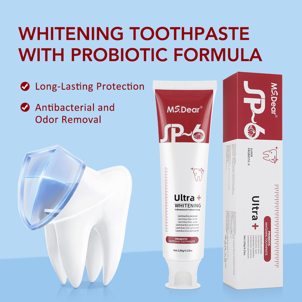 3Pack Whitening Teeth Probiotics Breath Remove Toothpaste SP-6 Refreshing Teeth