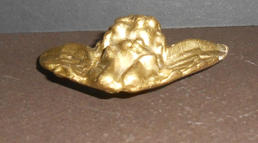 SOLID BRASS SINGLE BOLT CHERUB DOOR HANDLE/DRAWER PULL/KNOB(buy 3 or more, BOGO)