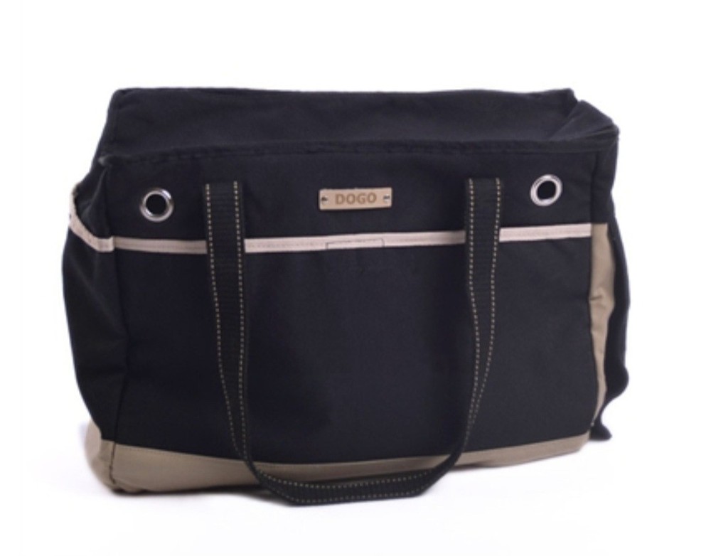 Dogo Big Black Tote Pet Carrier