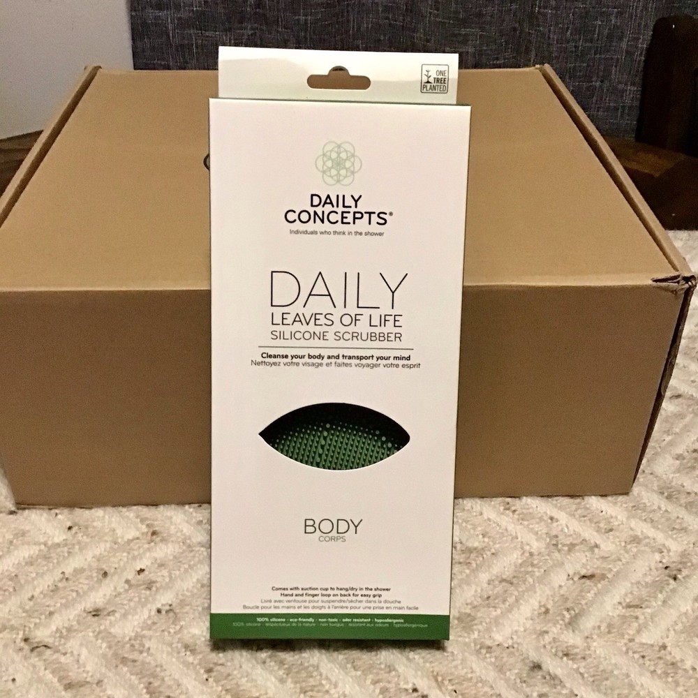 NEW Daily Concepts Silicone Body Scrubber NIB