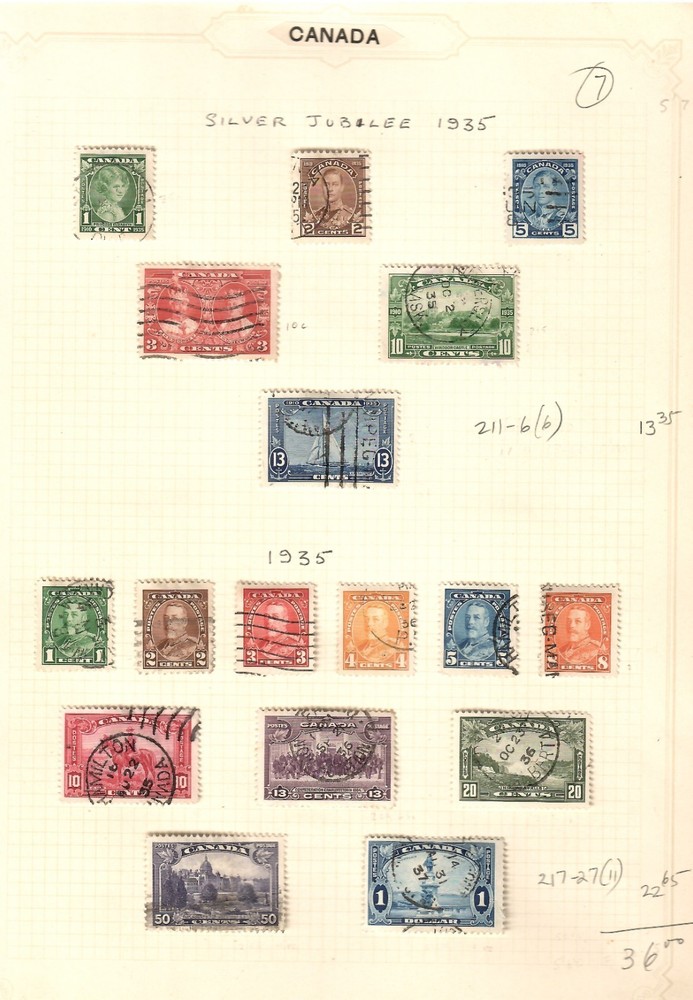Canada Collection Starting 1870 on 10 Pages, SCV $815