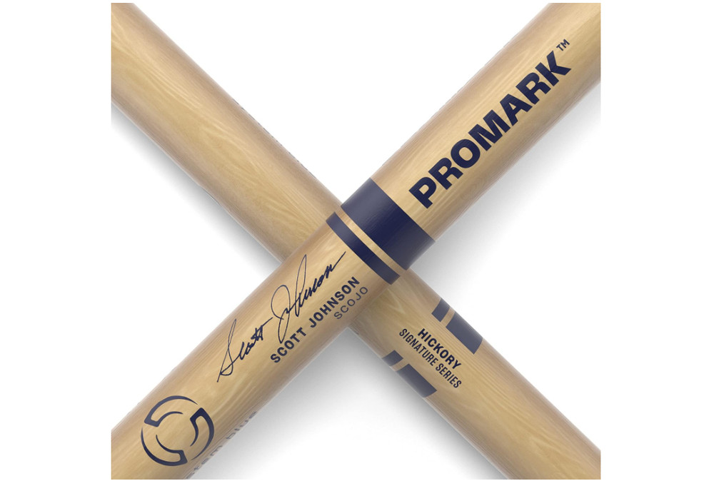 PROMARK System Blue Scott Johnson "ScoJo" Rubber Tip Practice Sticks