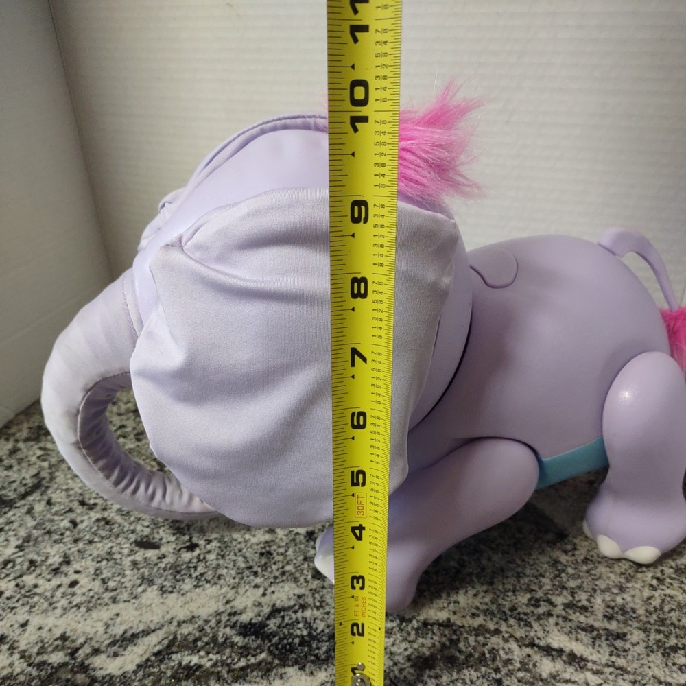 Spin Master Juno My Baby Elephant Sounds Talks burps Interactive Toy Works