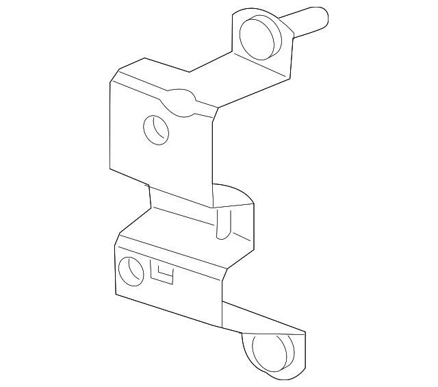 Genuine GM Generator Control Module Coolant Pump Bracket 20982920