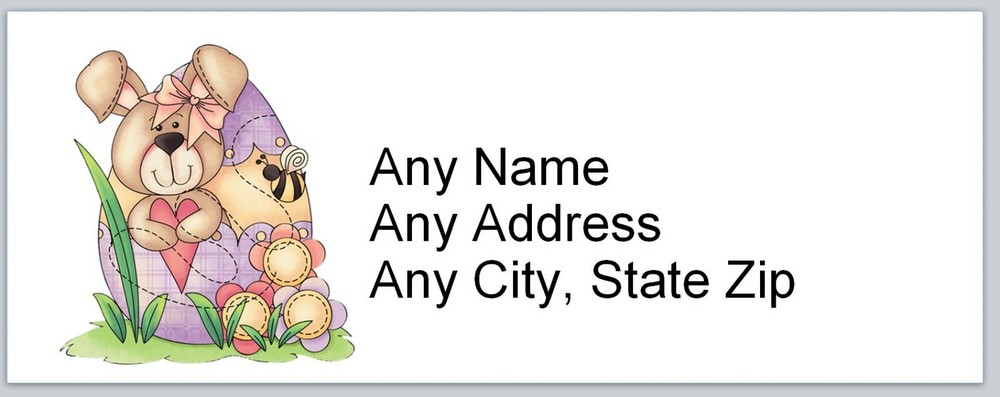 Personalized Address labels Primitive Country Rabbit (AC 834)