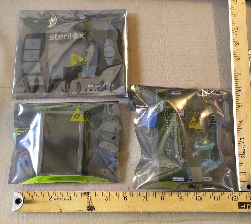 Set Of Three (3) Sterilox Model 2300 Front Panel User Interface Control Boards