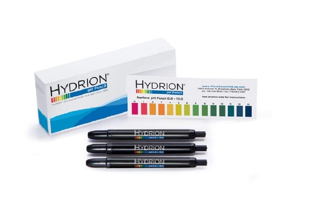 Micro Essential Lab P12M Hydrion InstaChek Surface pH Pencils, 0 13 pH Pack ...