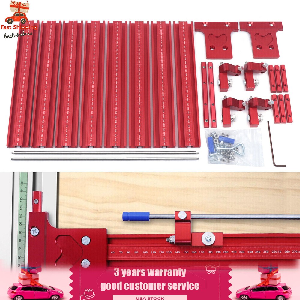 Parallel Rail Guide System Track Saw Woodworking Guide Carpentry Tool Set 120cm
