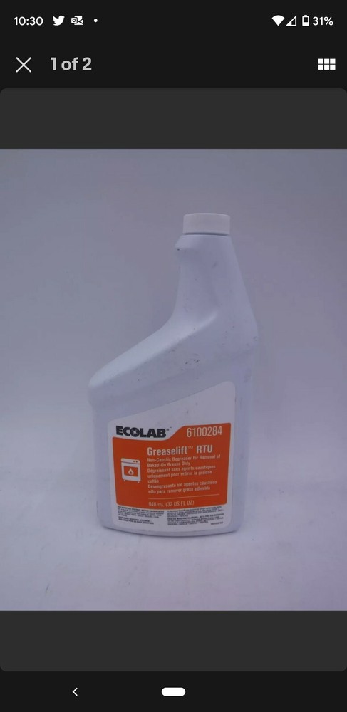 Ecolab Greaselift RTU Non-Caustic Degreaser- 32 FL OZ