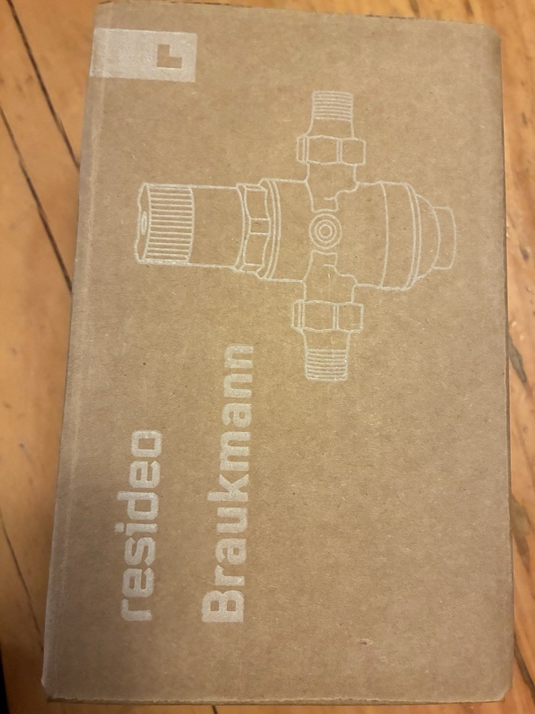 Resideo Braukmann DS06-100-DUS-LF/U 1/2" Brass Double Union Sweat Water PRV