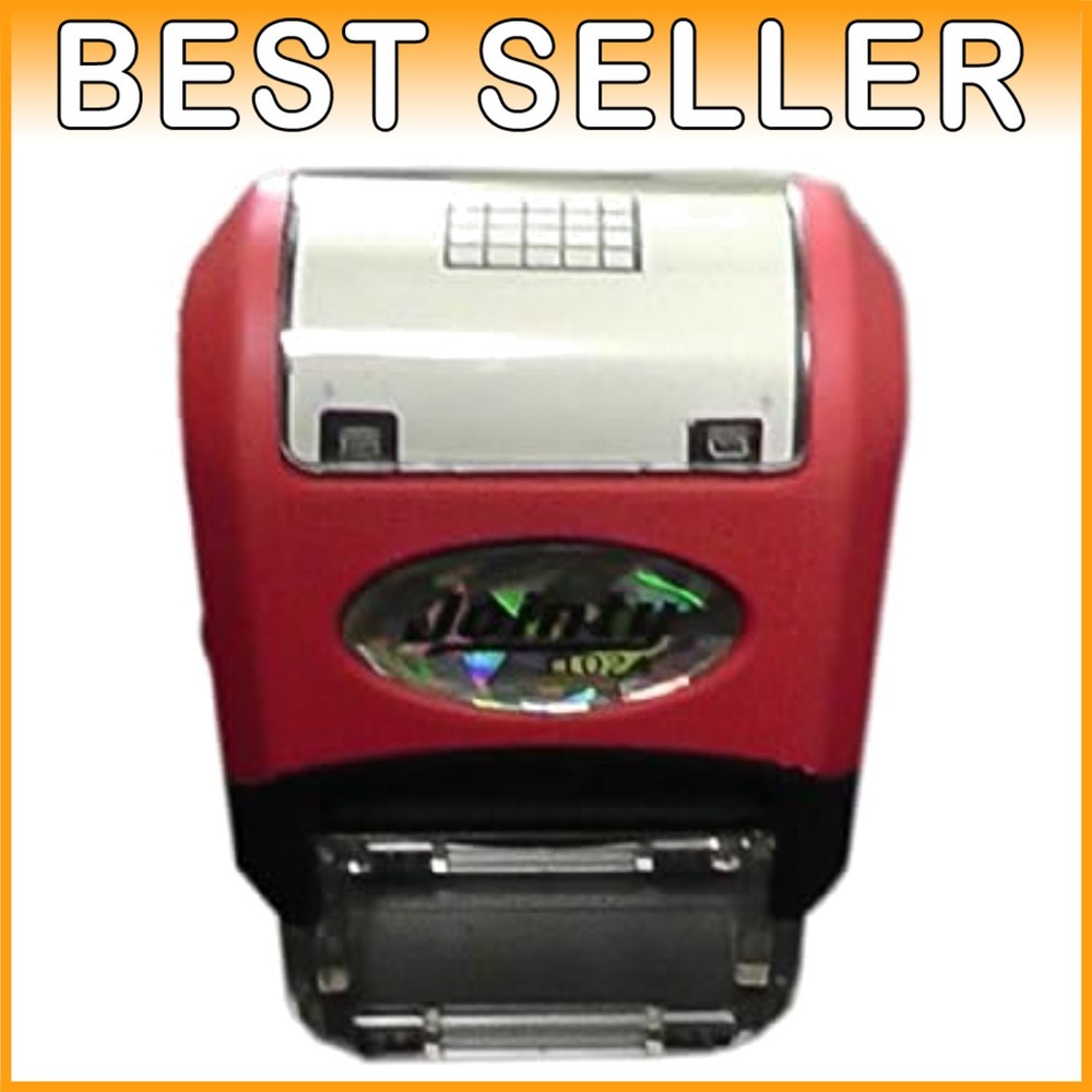 Mini Guitar Stamp Inkpad Combo - Portable & Compact