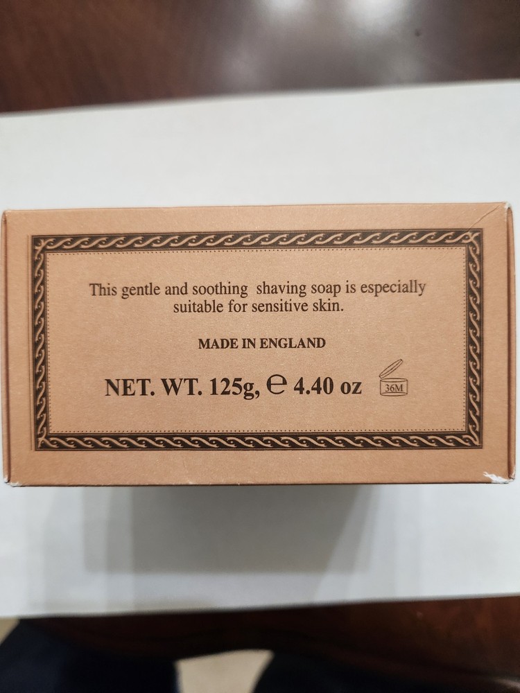 Mitchell's Wool Fat Shaving Soap with Ceramic Bowl