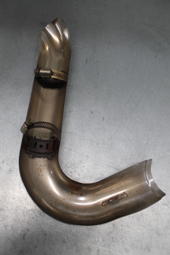 2018 + Harley Davidson Touring Rear Header Chrome Pipe Heatshield