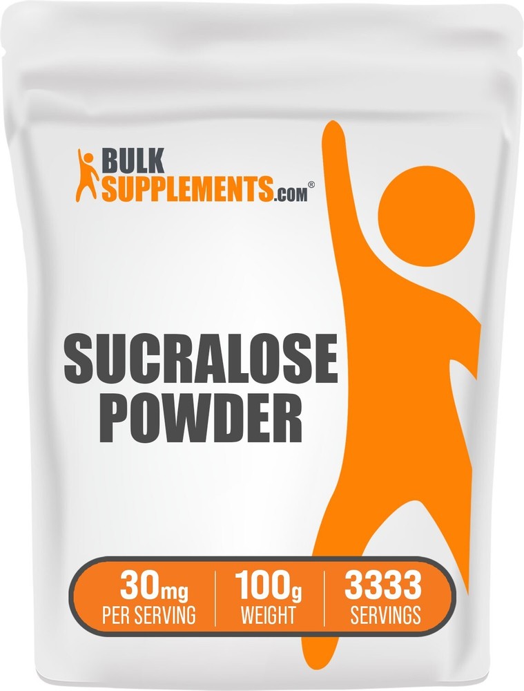 BulkSupplements Sucralose Powder 100g - 30 mg Per Serving