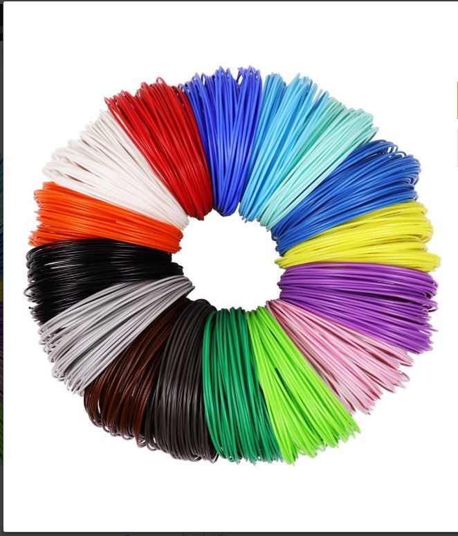 3D Pen Filament Refills 15 Colors PLA 1.75mm