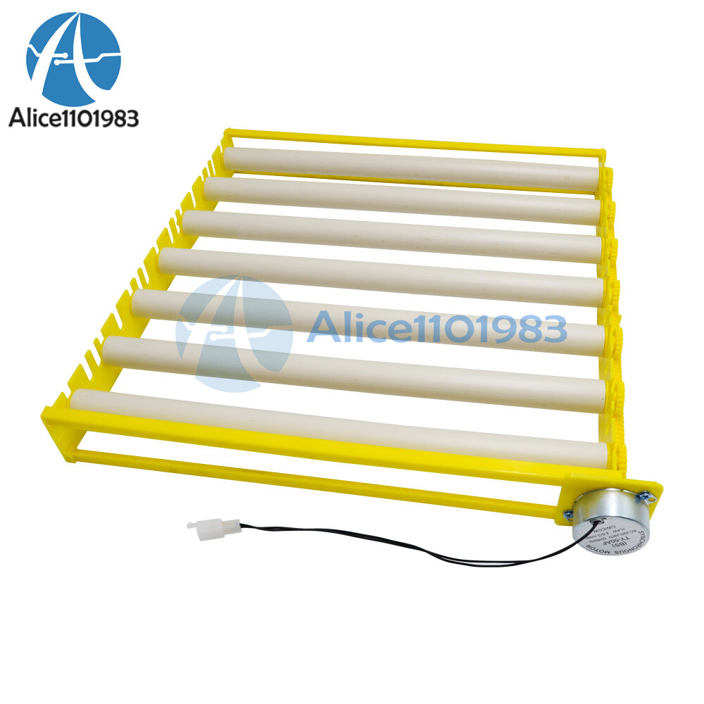 360 Degree Automatic Rotary Egg Turner Roller Tray 42 Hatching Incubator