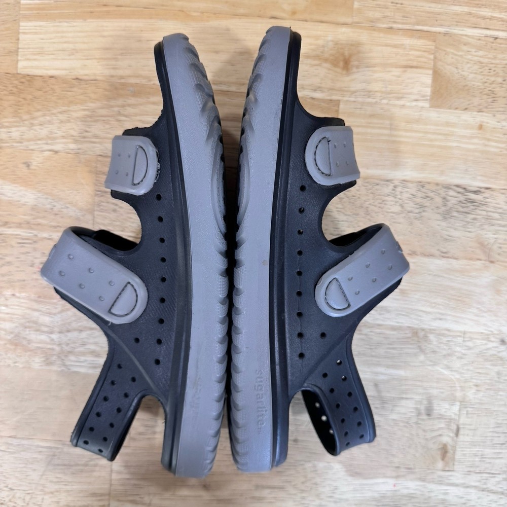 Native Chase Sandal Black/Grey Junior 6 J6 Hook & Loop Waterproof Play PRISTINE