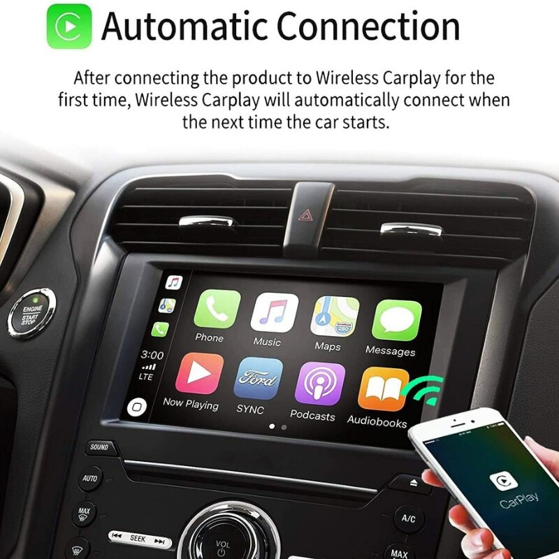 Latest SYNC 2 to SYNC 3 3.4 Upgrade Wireless Carplay Kit Fit for Ford Sync3