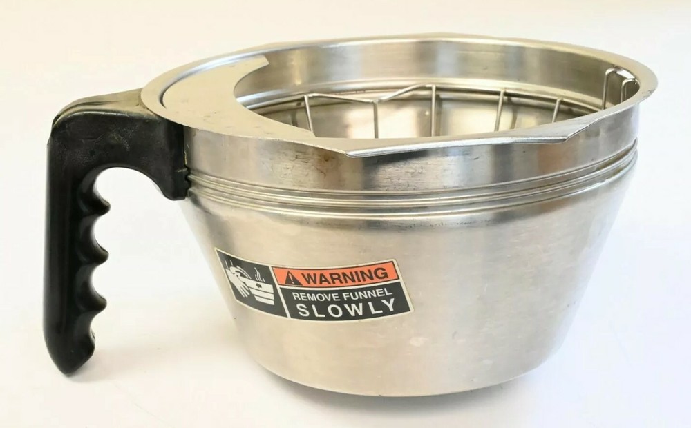 Bunn Coffee Replacement Splashguard Brewer Funnel Basket Filter Stainless 9"