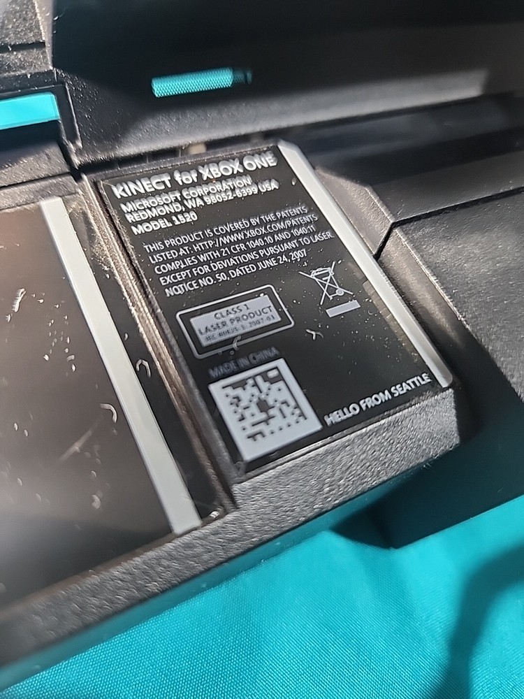 Official Microsoft Xbox One 1520 Kinect Sensor Camera - Black