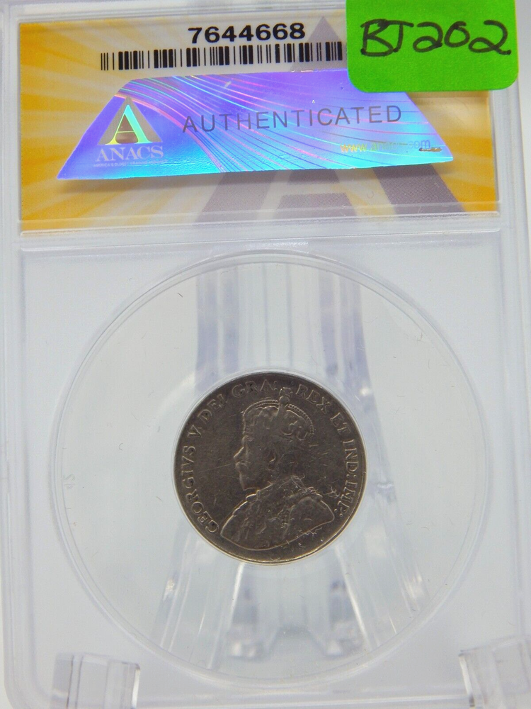 1925 CANADA FIVE CENT ANACS GRADED VF 30 DETAILS - 5 CENT (BT202)
