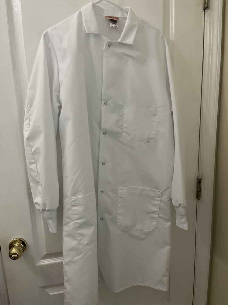 Red Cap Unisex Lab Coat Small