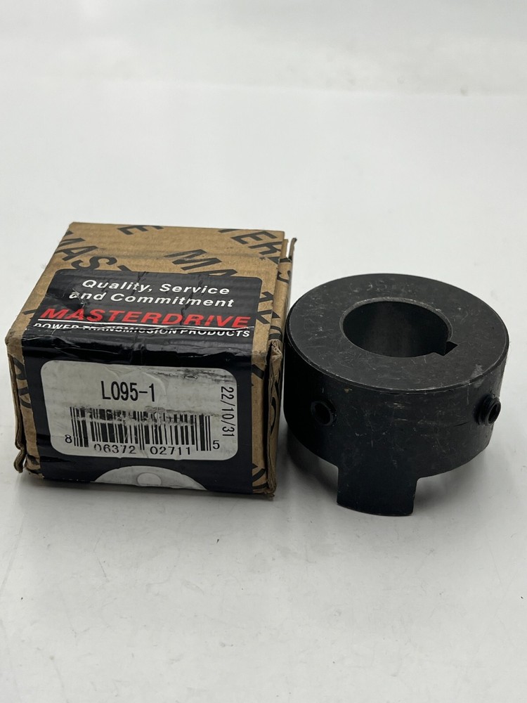 (Qty 2) Masterdrive L095-1 Coupling Hub 1" Bore