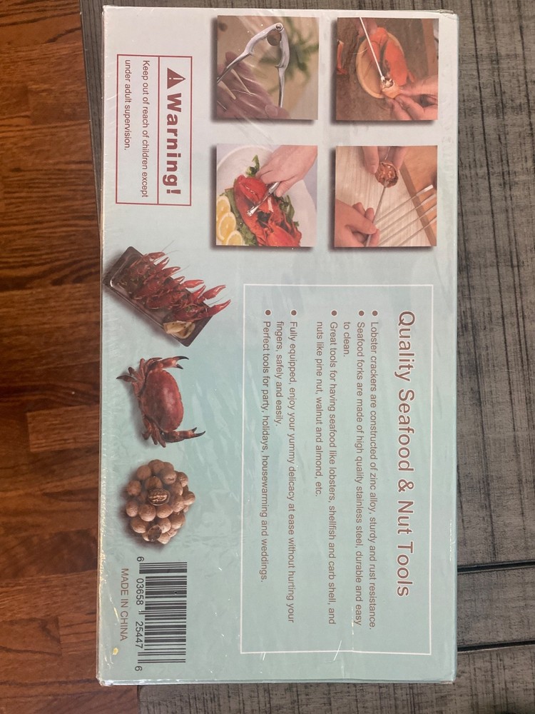 12 piece seafood tool set never opened
