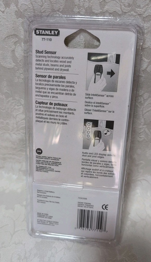 NEW Stanley IntelliSensor 77-110 Stud Finder Sensor
