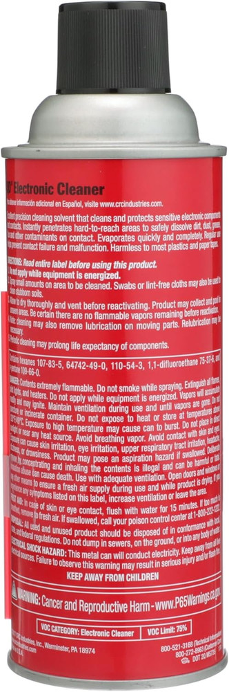 CRC 05103 QD Electronic Cleaner -11 Wt Oz
