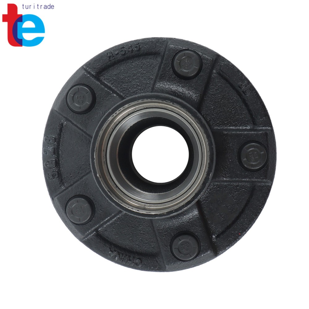 For 5x5'' Hub Kit for 3500 lbs Axle 2 Sets 5 on 5'' Trailer Hub Kit