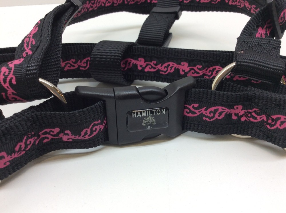 Hamilton Paw Prints Easy On The Step In Harness Fully Adjustable 30"-40" Large