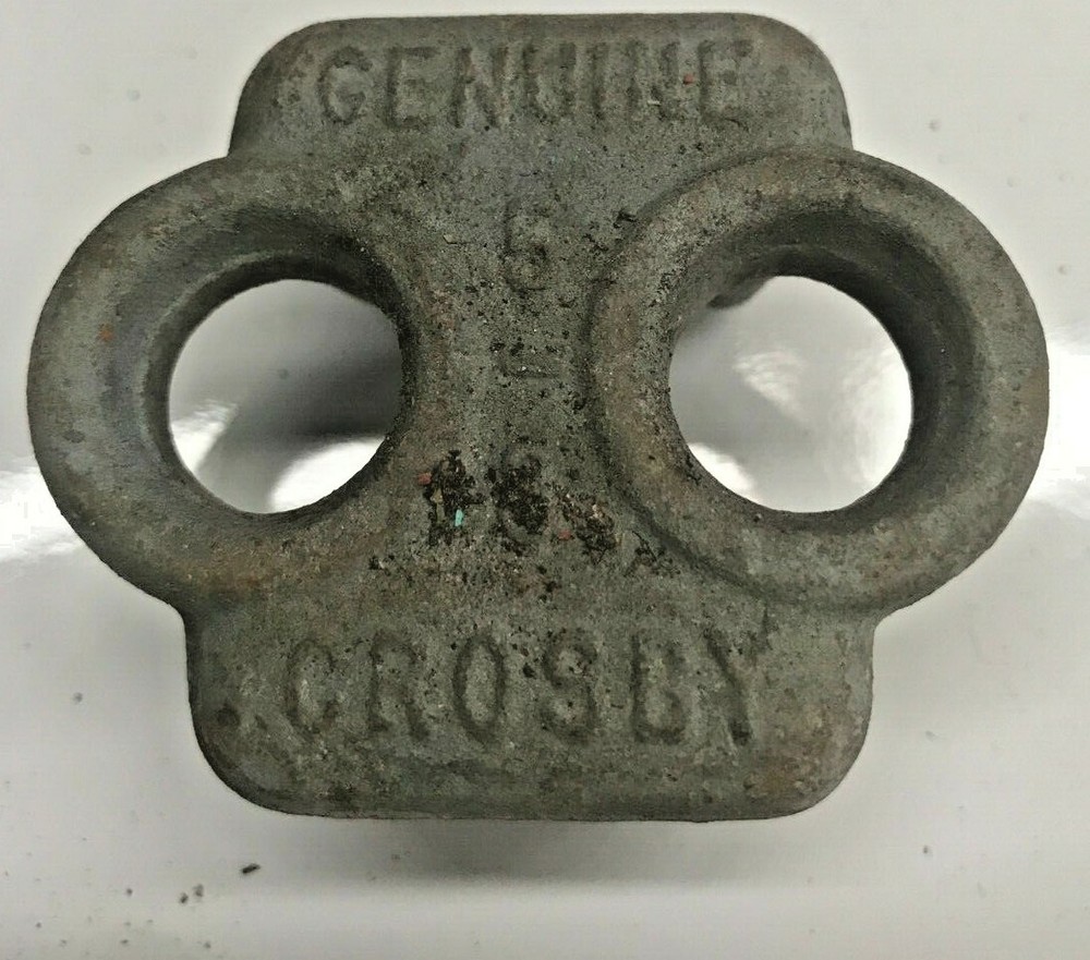 5 ea. Crosby® 1/2" Galvanized Drop Forged Wire Rope Clip