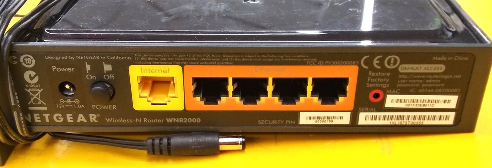 ⭐️⭐️⭐️⭐️⭐️ Netgear Wireless-N Router WNR2000 4-Port Black