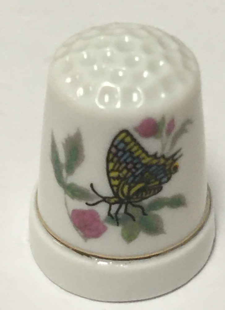 Butterfly Thimble Vintage Souvenir Collectible