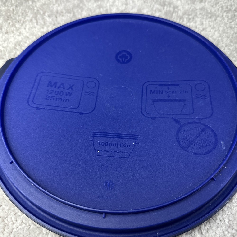 *READ* Tupperware Microwave Smart Steamer Cooker #6504A-2 Blue