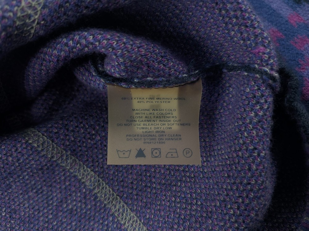 Title Nine Sweater Womens Small Merino Wool Blend Quarter Zip Pullover