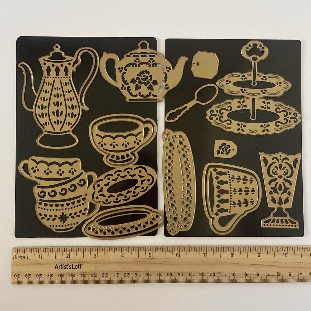 Anna Griffin Tea Party Cut & Emboss Dies