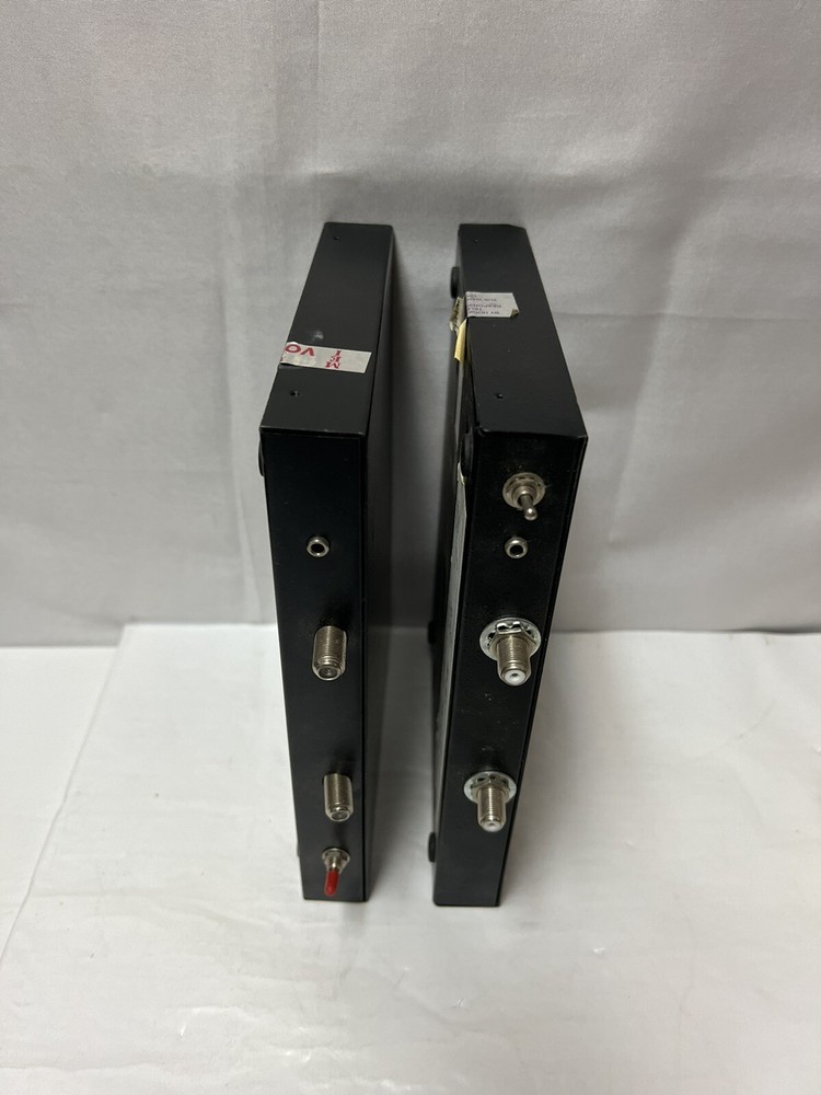 Set Top Coaxial Cable Boxes Unbranded Untested Toggle Switch Set of 2