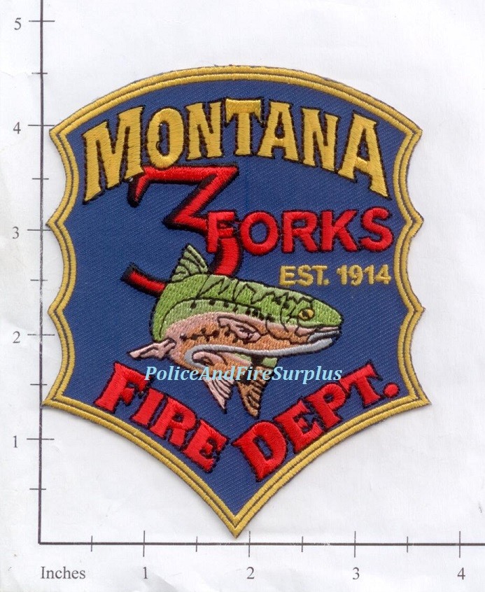 Montana - 3 Forks MT Fire Dept Patch