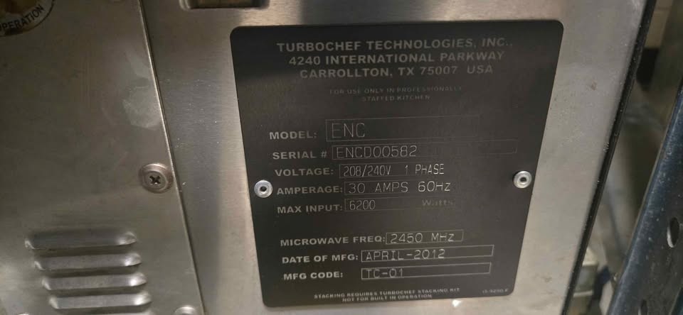 Turbo chef eco