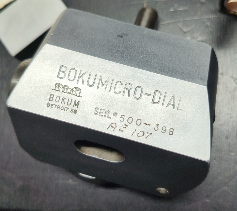Bokumicro ​Bokum Micro Dial Boring Head Indicator Micro Adjust .0001” W/1” Shank