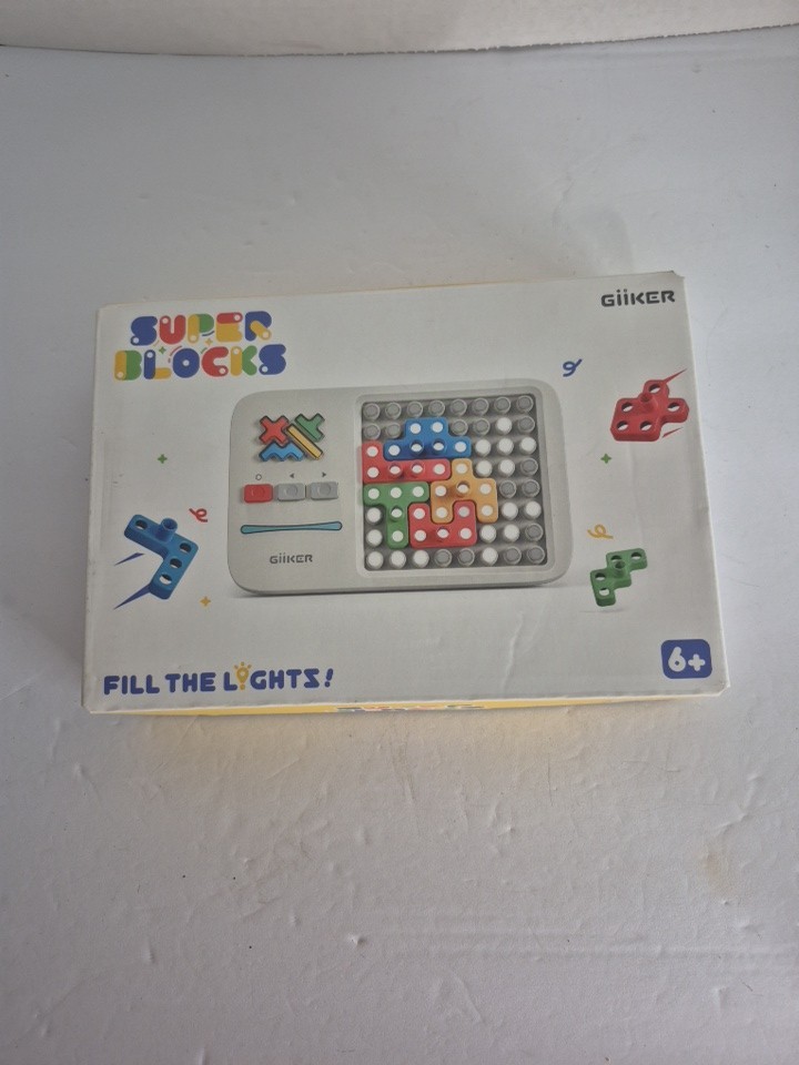 GiiKER Super Blocks Puzzle Game, Electronic Brain Game for Kids (Open Box)