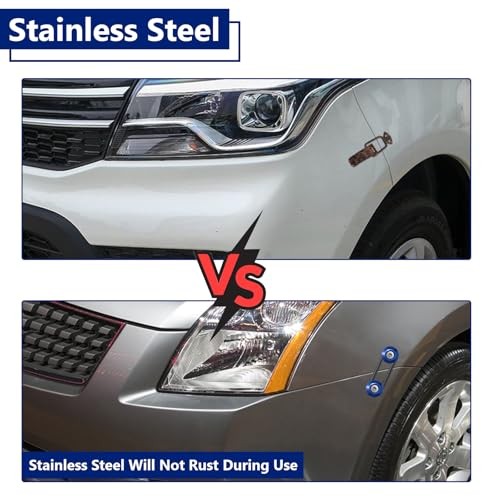 Universal Bumper Clips, Front Rear Bumper Quick Release Kit, Bumper 4set Blue